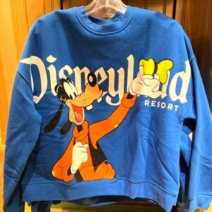DisneyParks Disneyland Resort Goofy Back to Front Pullover Sweatshirt Sz 3XL NWT